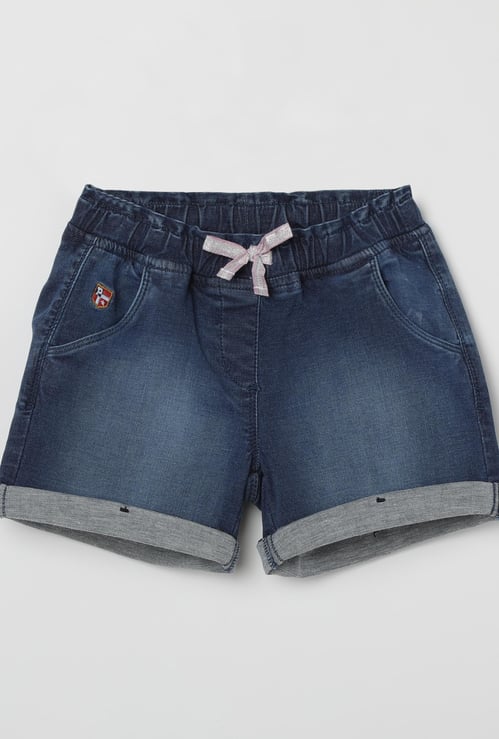 U.S. POLO ASSN. KIDS Dark Washed Denim Shorts