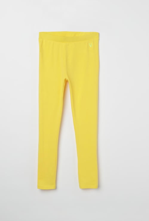 ALLEN SOLLY Solid Knitted Leggings