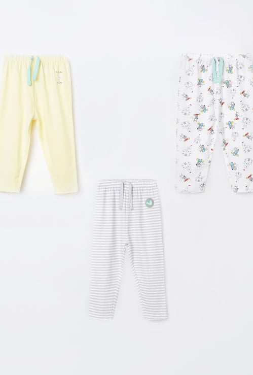 FS MINI KLUB Printed Knitted Pyjamas - Pack of 3