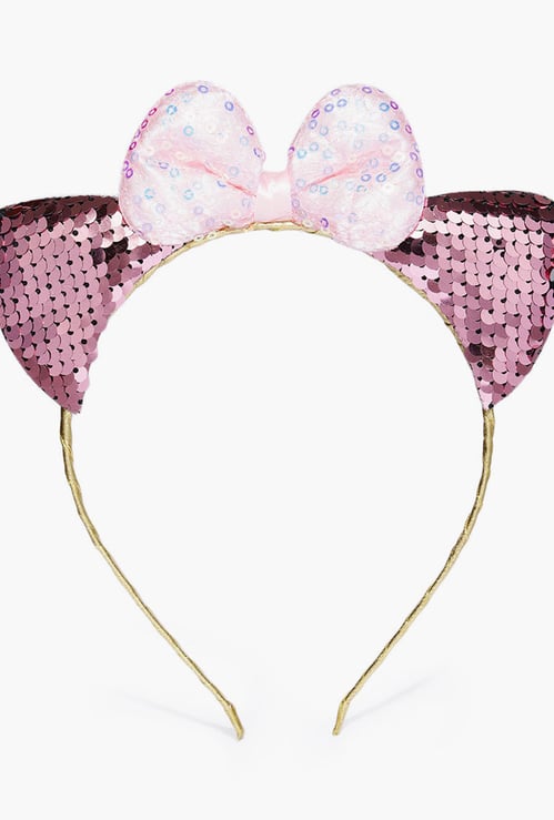 TONIQ KIDS Embellished Cat- Ear Hairband