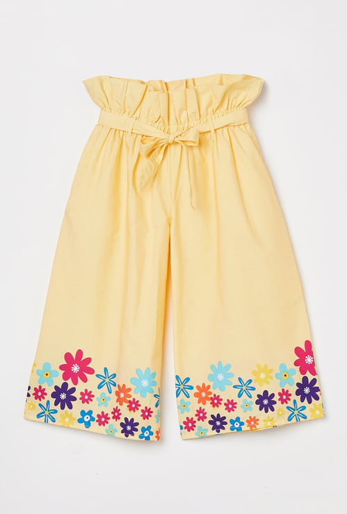 UNITED COLORS OF BENETTON Floral Print Palazzo Pants