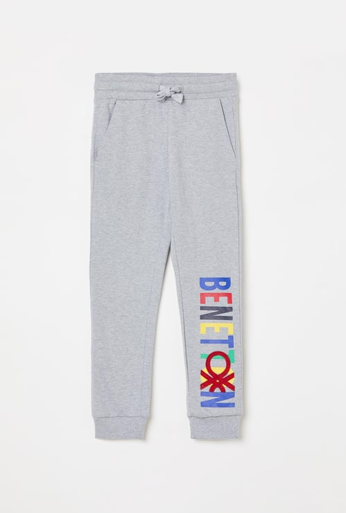 UNITED COLORS OF BENETTON Boys Printed Elasticated Track Pants