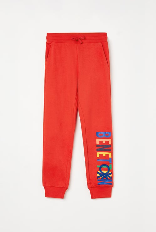 UNITED COLORS OF BENETTON Boys Printed Elasticated Track Pants