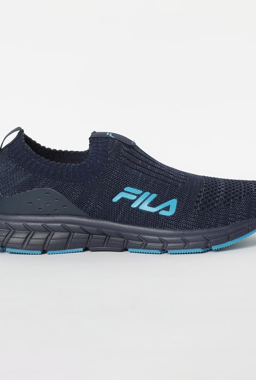 FILA Textured Sock-Knit Sports Shoes