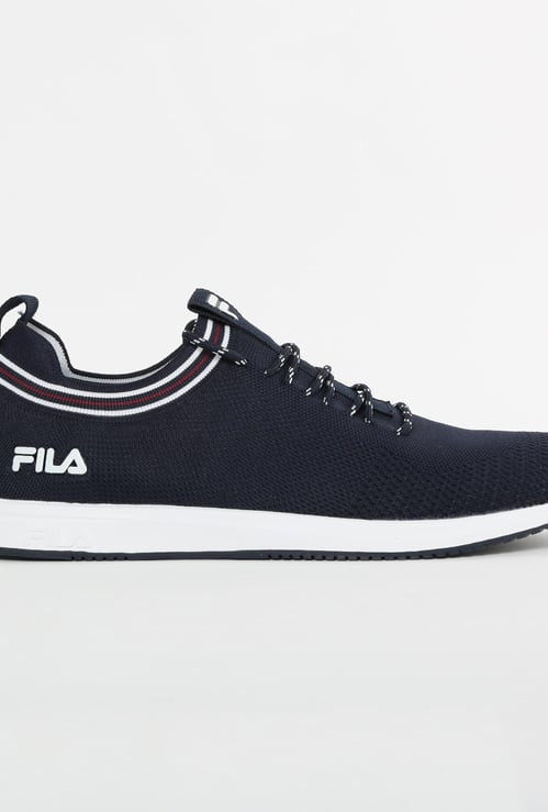 FILA Sock-Knit Lace-Up Sports Shoes