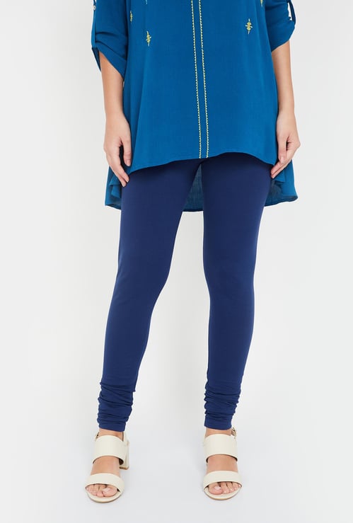 BIBA Solid Elasticated Churidar
