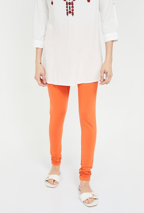 BIBA Solid Elasticated Churidar