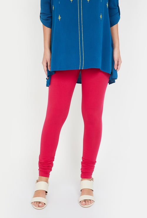 BIBA Solid Elasticated Churidar