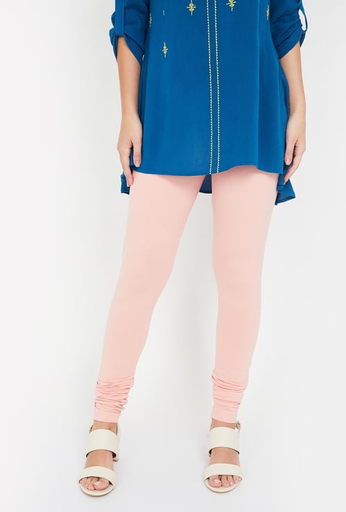 BIBA Solid Elasticated Churidar