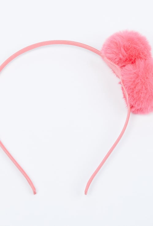 TONIQ KIDS Girls Pom-Pom Accent Hairband