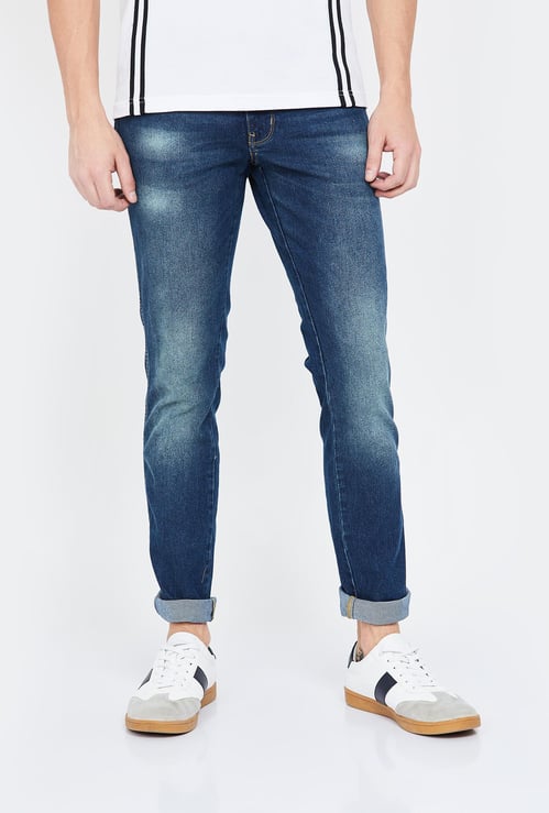 WRANGLER Stonewashed Slim Fit Jeans