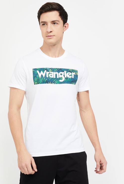WRANGLER Printed Regular Fit Crew Neck T-shirt