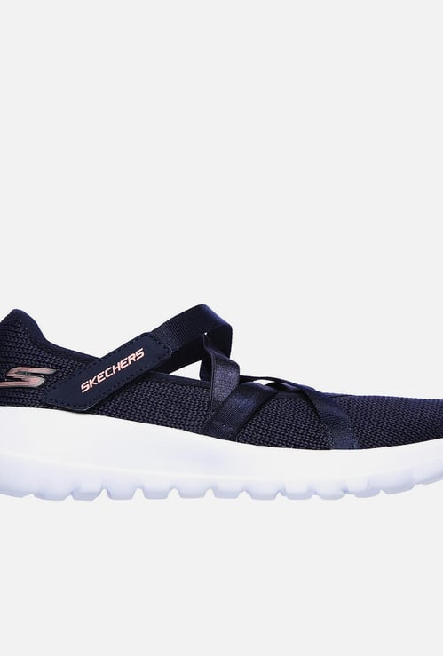 SKECHERS Textured Slip-On Shoes with Straps