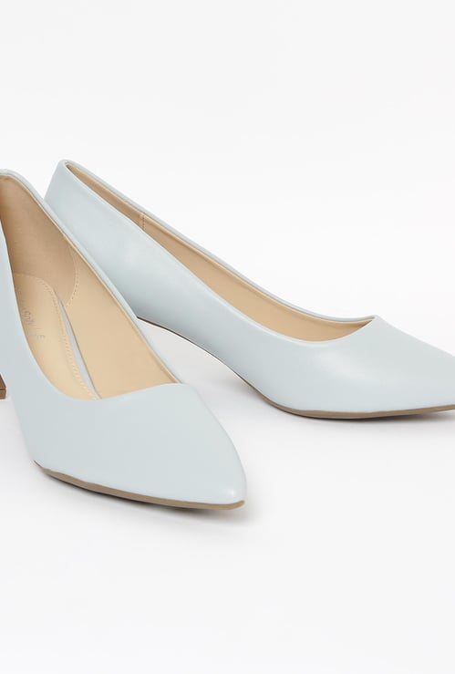 ALLEN SOLLY Solid Pencil Heeled Pumps