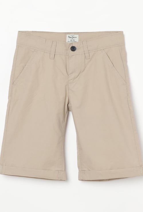 PEPE JEANS Solid Casual Shorts