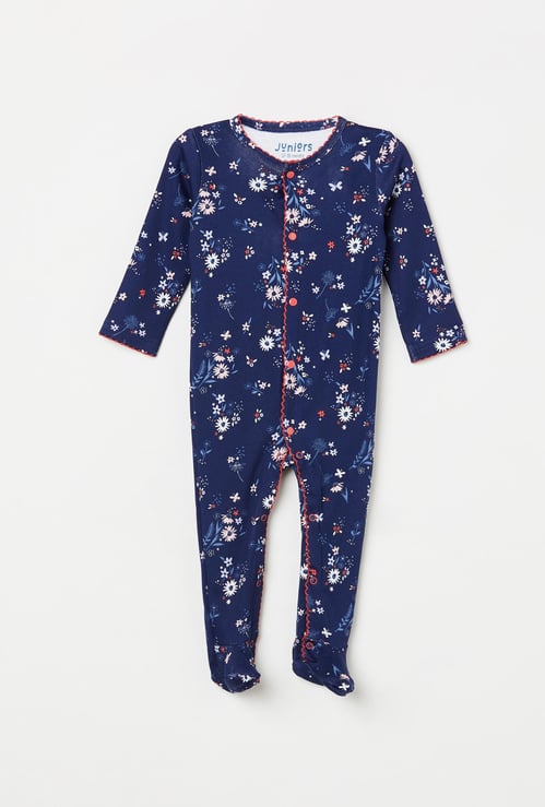 JUNIORS Girls Floral Print Rompers