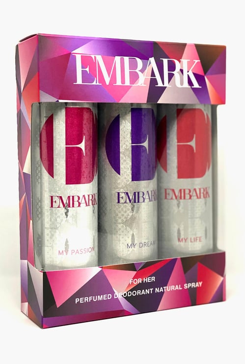 EMBARK Women My Dream, My Life And My Passion Deo Set