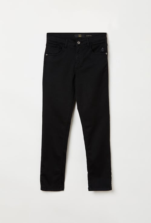 GINI & JONY Boys Solid Slim Fit Jeans