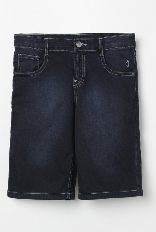 GINI & JONY Stonewashed Denim Shorts