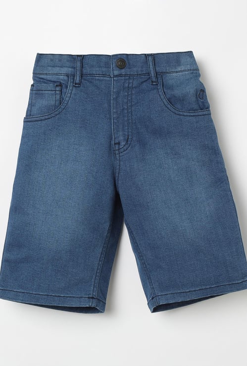 GINI & JONY Stonewashed Denim Shorts