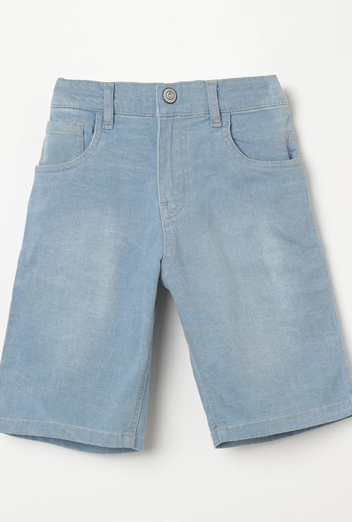 GINI & JONY Stonewashed Bermuda Shorts