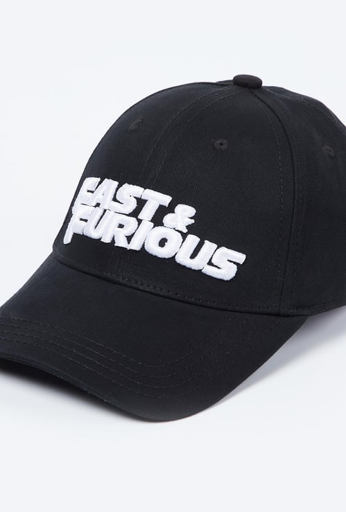 STATUS QUO Appliqued Cap with Adjustable Strap