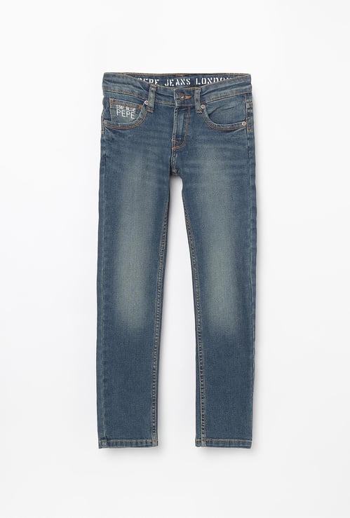 PEPE JEANS Stonewashed Slim Fit Jeans