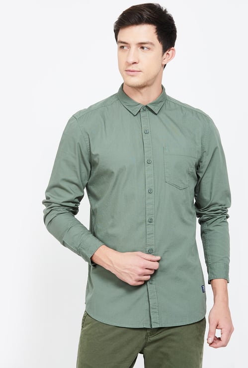 WRANGLER Solid Regular Fit Casual Shirt