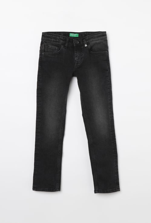 UNITED COLORS OF BENETTON Stonewashed Slim Fit Jeans