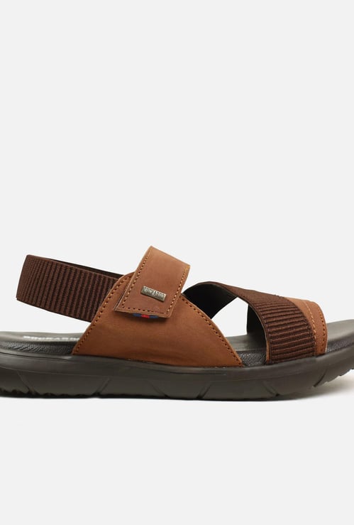 BUCKAROO Men Genuine Leather Floater Sandals