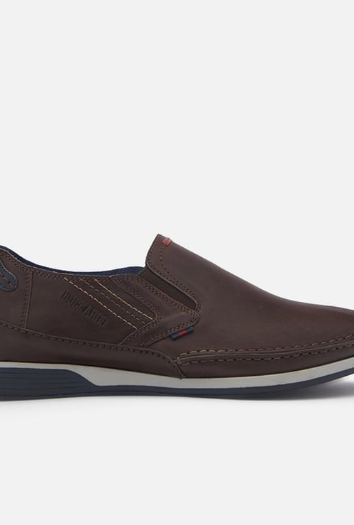 BUCKAROO Men Solid Slip-On Casual Shoes