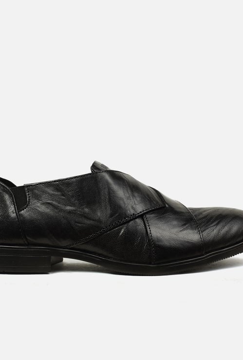 BUCKAROO Men Panelled Formal Shoes