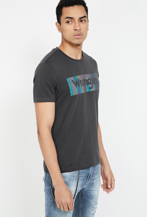 WRANGLER Printed Regular Fit Crew Neck T-shirt