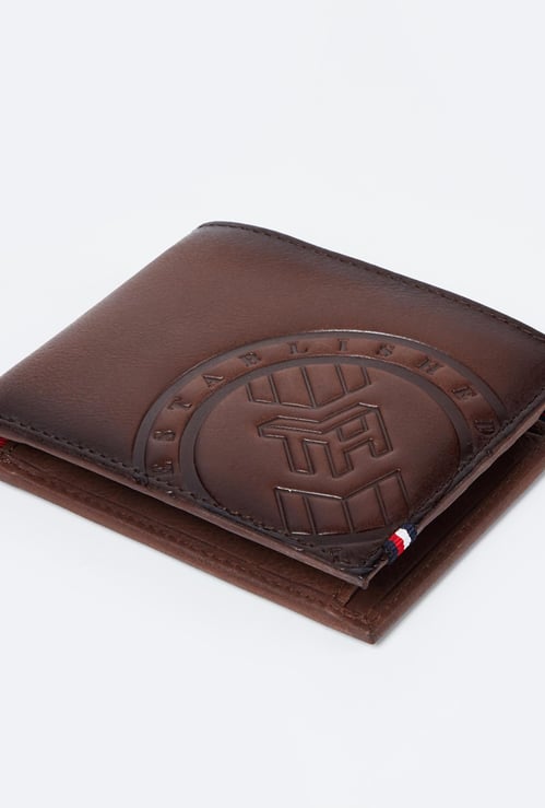 TOMMY HILFIGER Genuine Leather Wallet with Engraving