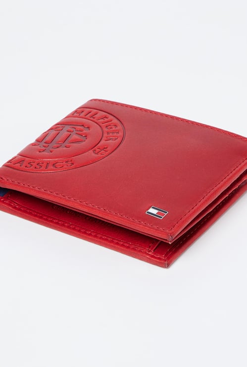 TOMMY HILFIGER Genuine Leather Wallet with Branding