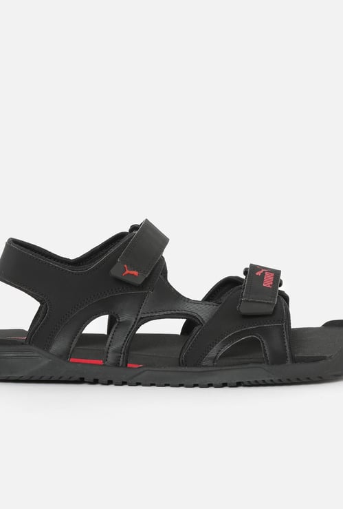 PUMA Solid Velcro Strap Sandals