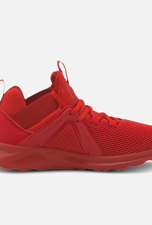 PUMA Textured Lace-Up Casual Shoes