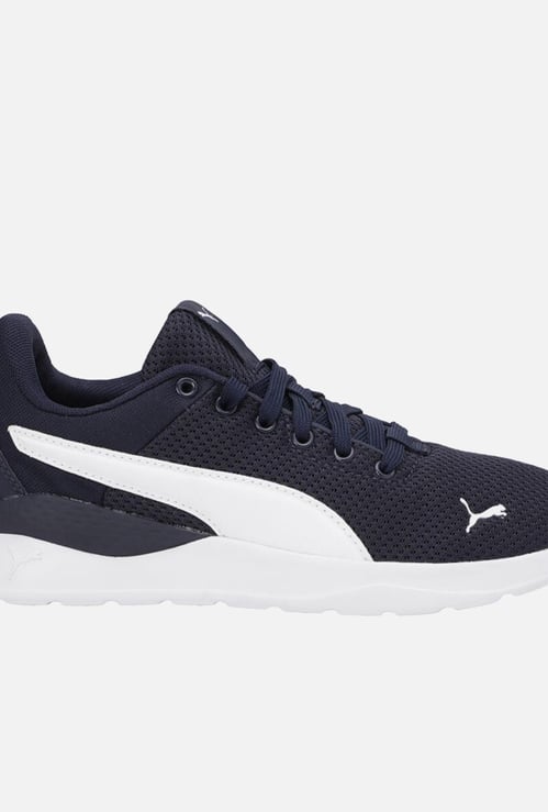 PUMA Textured Lace-Up Casual Shoes