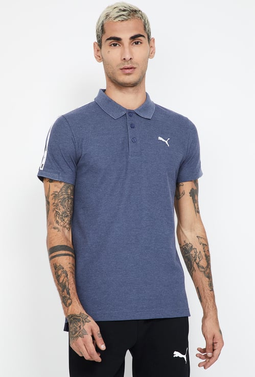 PUMA Solid Slim Fit Polo T-shirt