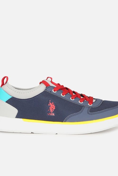 U.S. POLO ASSN. Textured Lace-Up Shoes