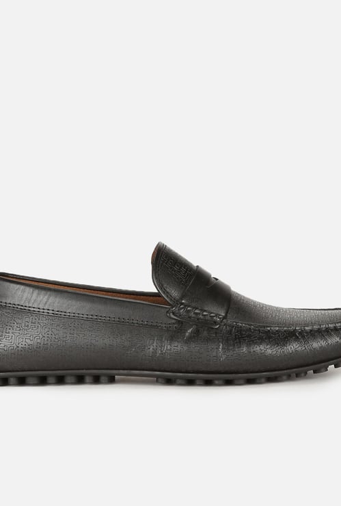 U.S. POLO ASSN. Men Penny Strap Textured Loafers