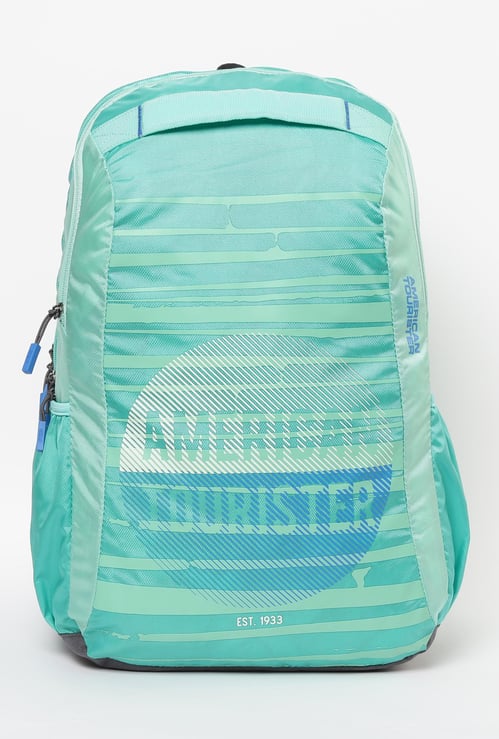 AMERICAN TOURISTER Printed Zip-Closure Backpack