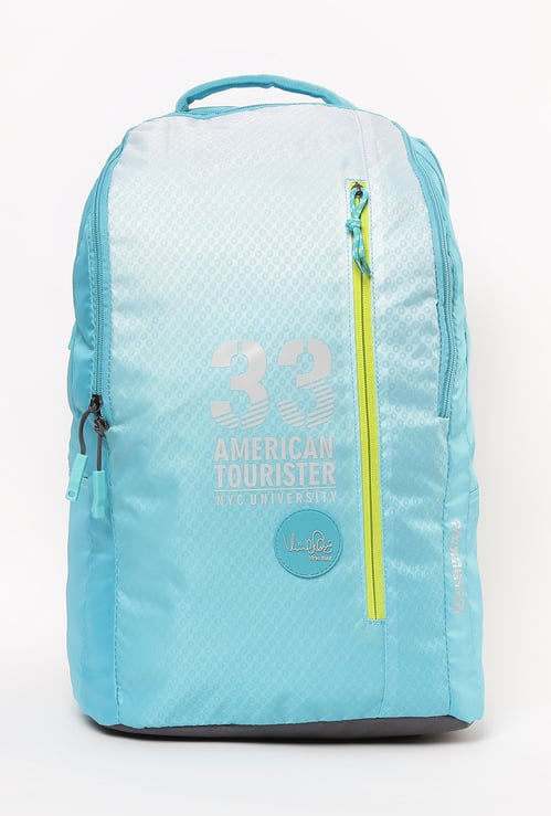 AMERICAN TOURISTER Printed Zip-Closure Backpack