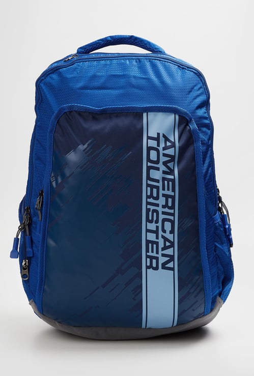 AMERICAN TOURISTER Men Printed Laptop Backpack with Cover