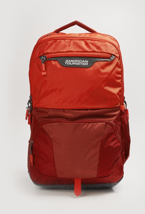 AMERICAN TOURISTER Men Colourblocked Laptop Backpack with Cover