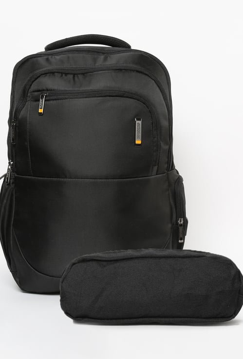 AMERICAN TOURISTER Solid Backpack with Pouch