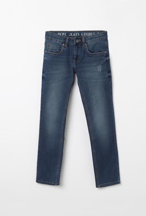 PEPE JEANS Stonewashed Slim Fit Jeans