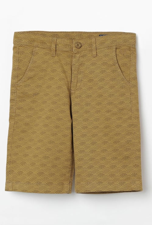 ALLEN SOLLY Printed Woven Shorts
