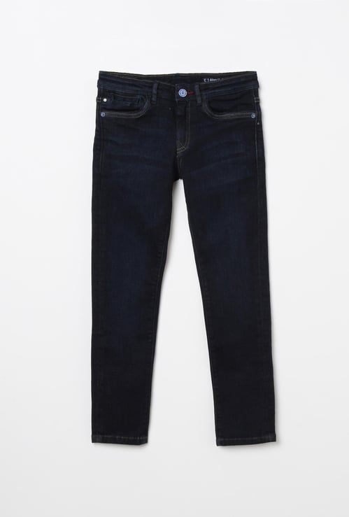 ALLEN SOLLY Solid Slim Fit Jeans