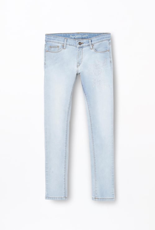 PEPE JEANS Stonewashed Slim Fit Jeans
